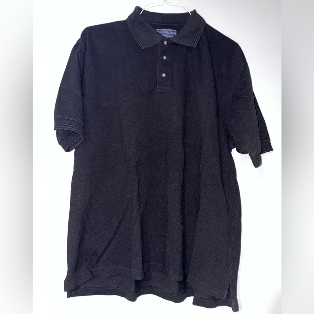 ✔️Men's Susquehanna Trail Black Polo Shirt